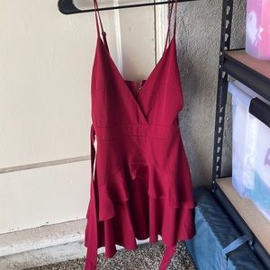 Red dress. Short. Never worn before. Size 4.